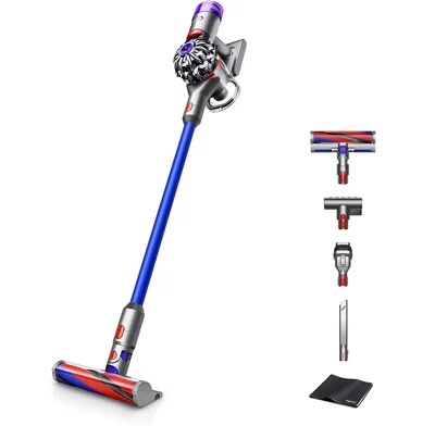 Dyson(ダイソン)-掃除機-コードレス-Dyson-V8-Slim-Fluffy-Extra-スティック-ハンディクリーナー-サイクロン-(SV10K-EXT-BU-AM)【Amazon.co.jp限定】【より小さく。より軽く。性能はそのままに。】