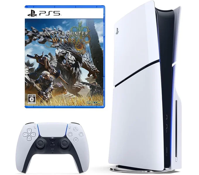 PlayStation 5(CFI-2000A01) + モンスターハンターワイルズ セット【Amazon.co.jp限定】 オリジナル壁紙 配信
