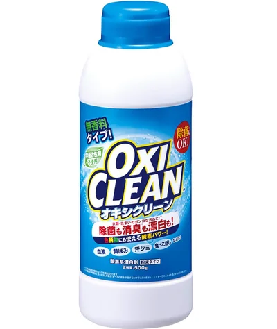 OXICLEAN(オキシクリーン) 酸素系漂白剤 つけ置き シミ抜き 界面活性剤不使用 無香料 500グラム (x 1)