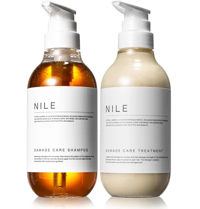 NILE ダメージケア シャンプー トリートメント セット各400ml（APPLE BLOOM（フローラル）の香り）