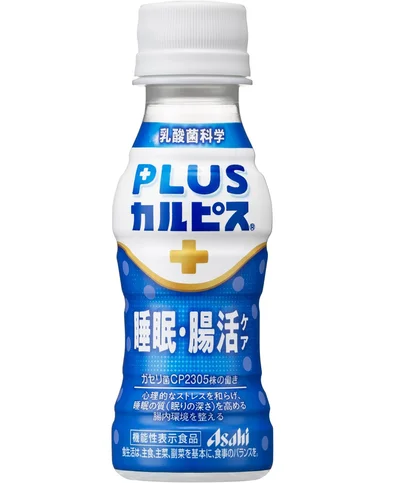 カルピス由来の乳酸菌科学 アサヒ飲料 PLUSカルピス 睡眠・腸活ケア 100ml×30本 [機能性表示食品] [睡眠の質を高める:腸内環境を整えるのに役立つ] [ガセリ菌CP2305株] [常温保存可能]