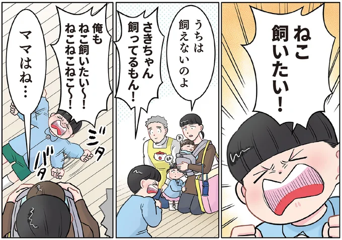 「ねこ飼いたい!」と駄々をこねる息子。お母さんがどうしても猫を飼えない理由は?