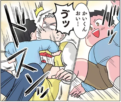楽しい飛行機ごっこが一変！ 保育士が大ダメージを負う事態に!?