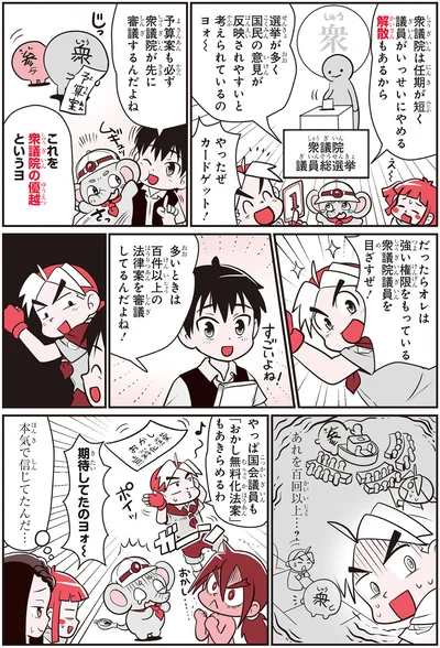 『角川まんが学習シリーズ のびーる社会 政治のしくみ 憲法・選挙・国際社会他』より