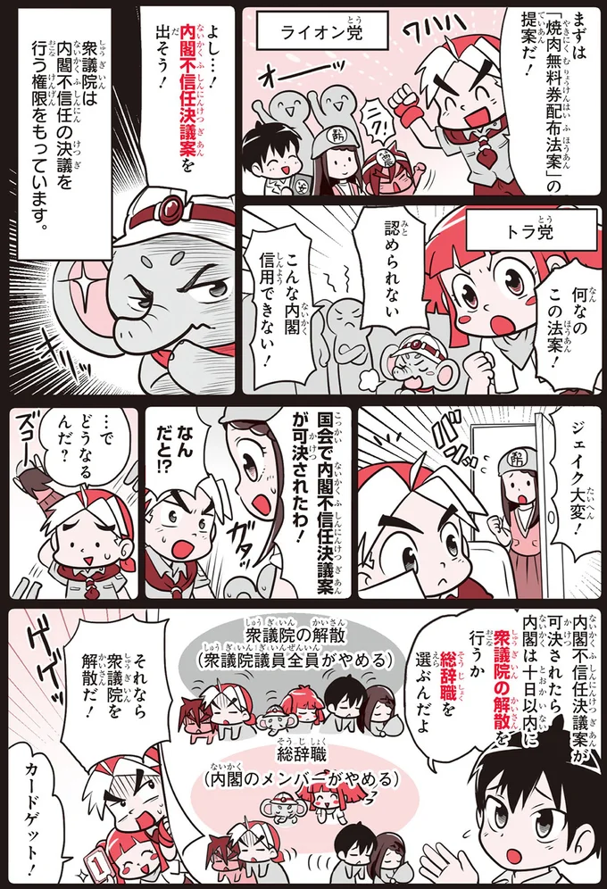 『角川まんが学習シリーズ のびーる社会 政治のしくみ 憲法・選挙・国際社会他』より