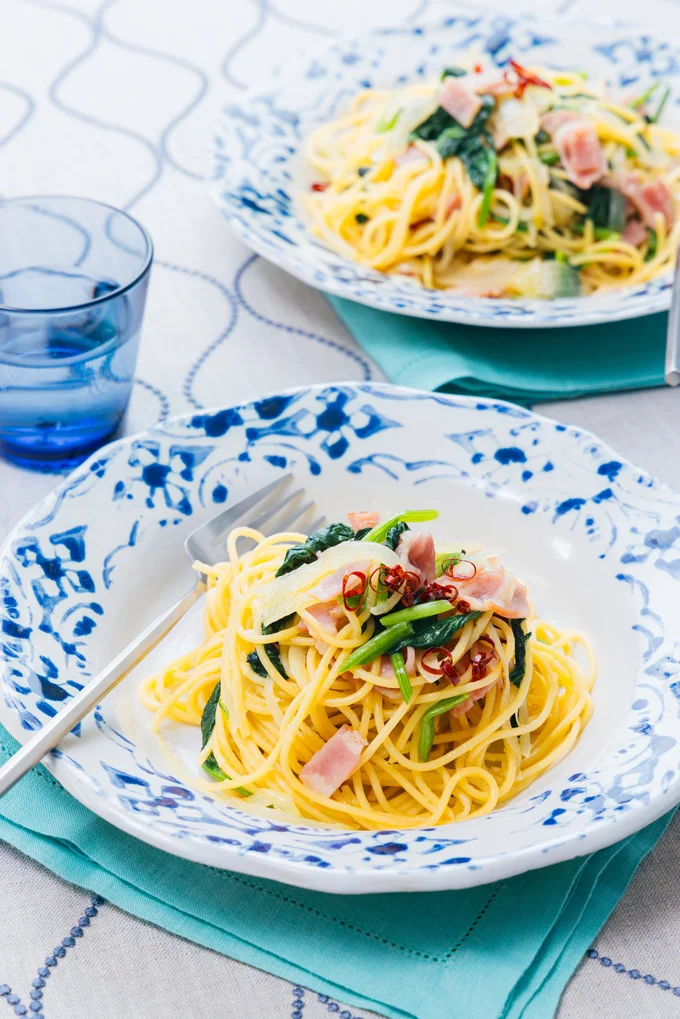 彩りもカンペキ！　ほうれん草はキャベツで代用しても◎