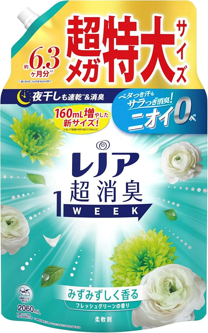レノア 超消臭1WEEK 柔軟剤 詰め替え 2,060mL