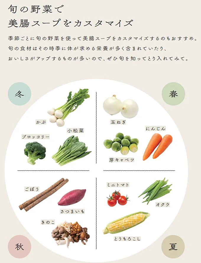 好きな旬の食材を取り入れよう