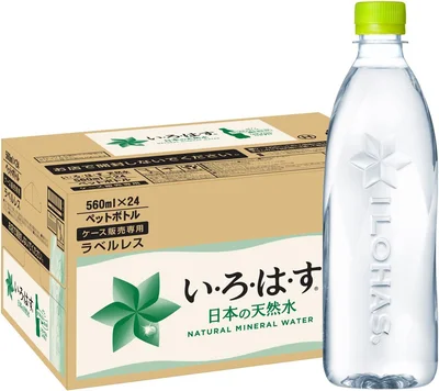 コカ・コーラ い・ろ・は・す天然水ラベルレス 560ml ×24本