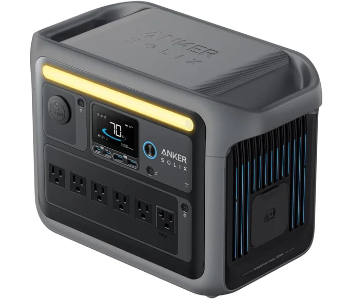 Anker Solix C1000 Portable Power Station ポータブル電源 1056Wh 世界最速の急速充電 高出力AC(定格1500W : 瞬間最大2000W : SurgePad 2000W, 6ポート)