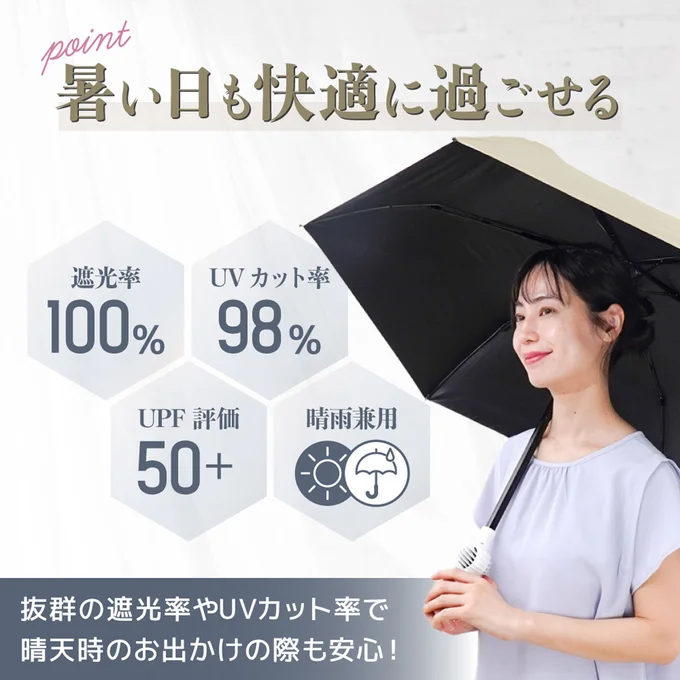 紫外線・暑さ・突然の雨…夏の悩みをトータルケア