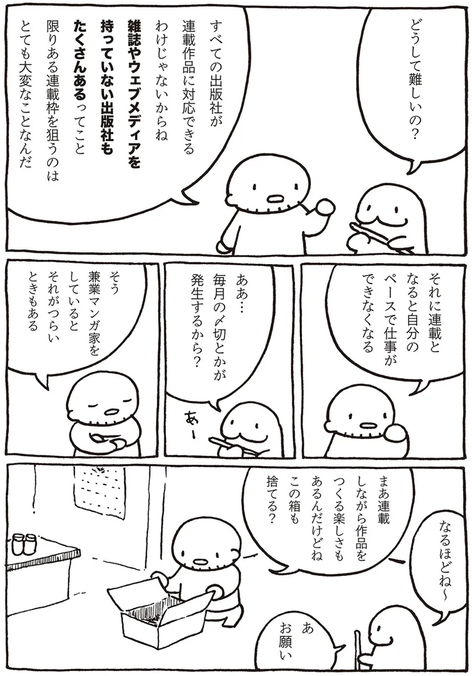 連載となると自分のペースで仕事ができなくなる
