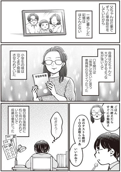 小学生の頃は泣くまで勉強させられていた