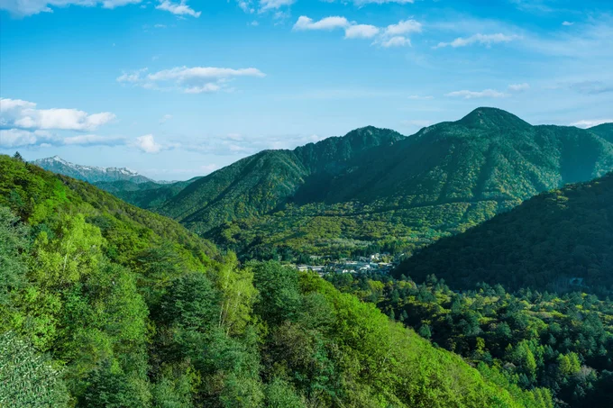 【界-奥飛騨】奥飛騨温泉郷(平湯温泉)全景