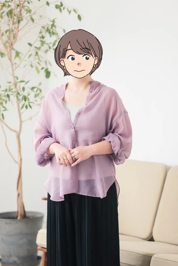 シンクロブラトップ 吸汗速乾タイプ(ET1152 CB)着用