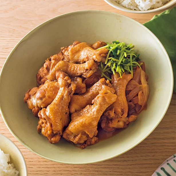 【フライパンで10分】お酢を入れてお肉もやわらか！あと味も爽やかな「手羽元のさっぱり煮」