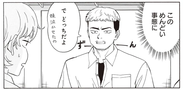 「妹泣かせたのどっちだよ」ふたごを襲うピンチ！ 怖いニイチャンがやってきた／されどふたご2（4）