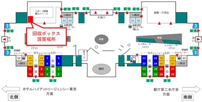  第一本庁舎2階フロアマップ