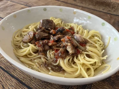  気仙 沼港町のパスタソース