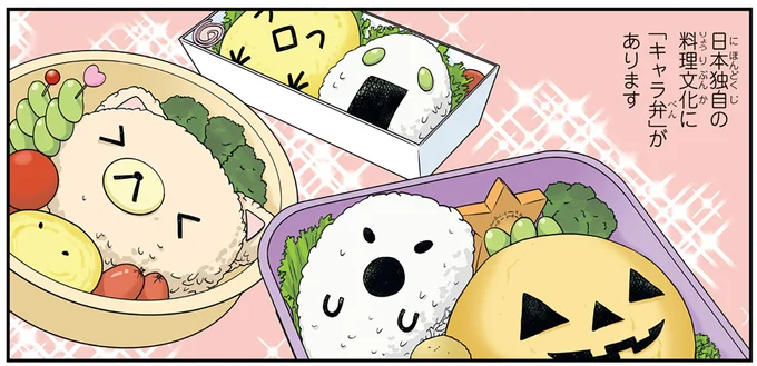 日本独自の料理文化「キャラ弁」