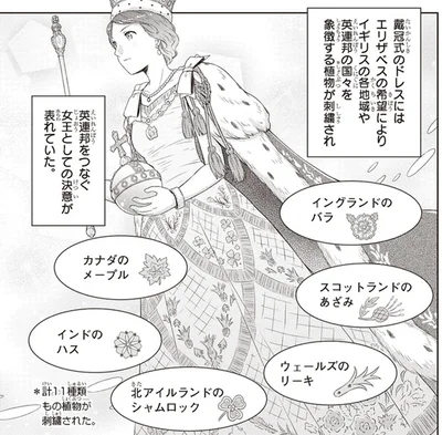 戴冠式のドレス