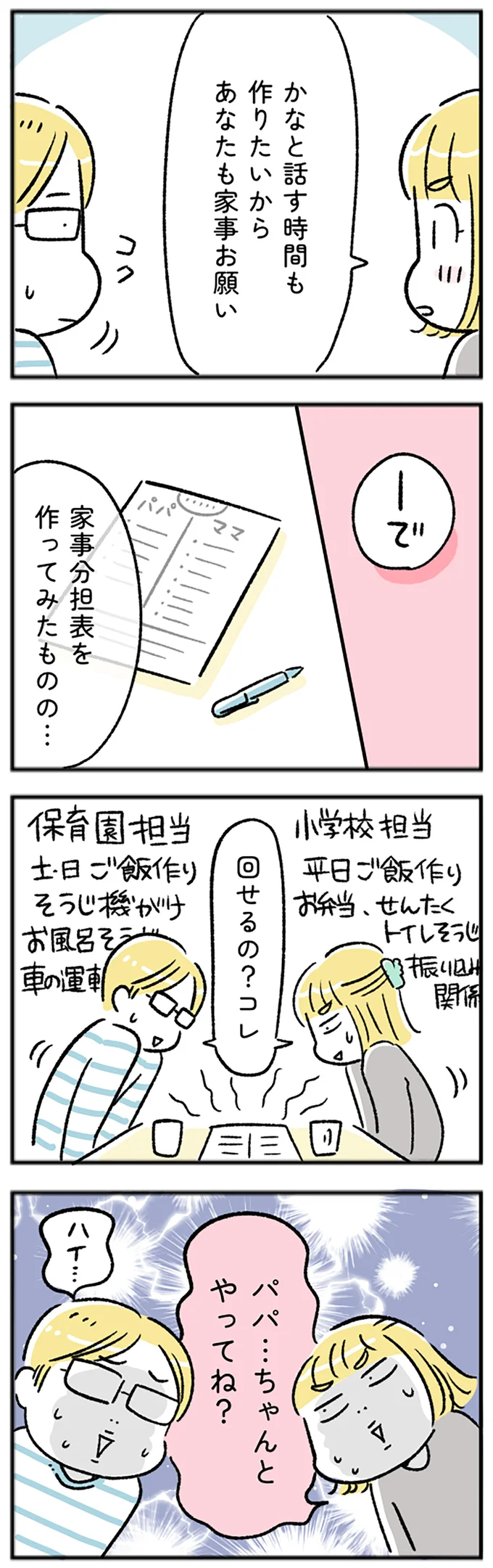 パパ…ちゃんとやってね？