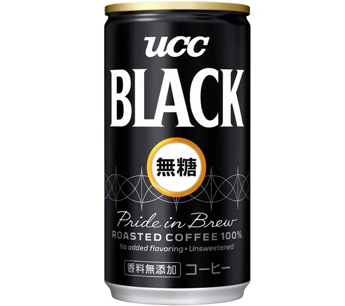 ブラック無糖 BLACK UCC 缶コーヒー185ml×30本