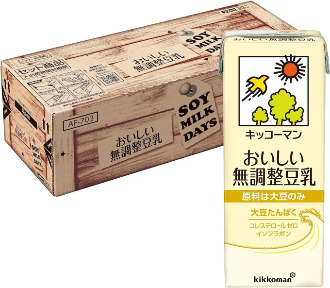 【Amazon.co.jp限定】 キッコーマン おいしい無調整豆乳 SOYMILK DAYS 200ml×30本