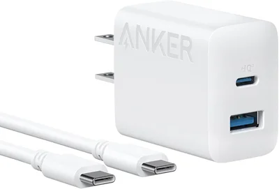 Anker Charger USB-C＆USB-Cケーブル付属 2ポート急速充電器