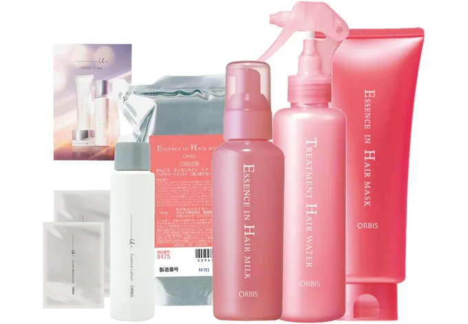 ORBISヘアミルクトータルケア&医薬部外品オルビスユードットミニローションセット