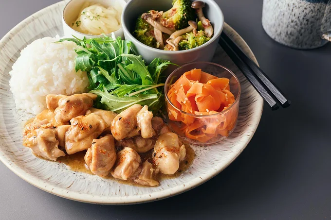 ピリ辛チキンプレート
