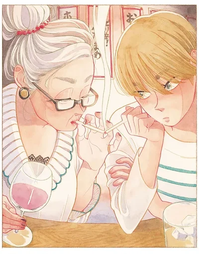 たばこに火をつける