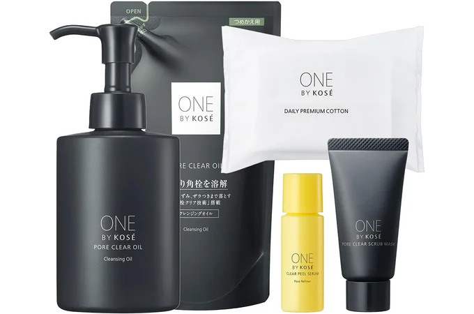 【Amazon.co.jp限定】 ONE BY KOSE(ワンバイコーセー)ポアクリア オイル + つめかえ用 限定キット 180mL おまけ付