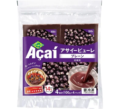 フルッタフルッタ-アサイー-パルプ-(ピューレ)-冷凍-400g-低糖質-プレーン-ブラジル産-FRUTA-FRUTA-(1個)