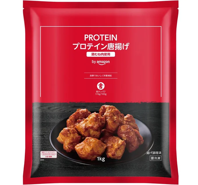 [冷凍]-by-Amazon-味の素-PROTEIN-プロテイン唐揚げ-1kg-高タンパク-プロテイン-冷凍食品-から揚げ-胸肉-ムネ肉-大容量