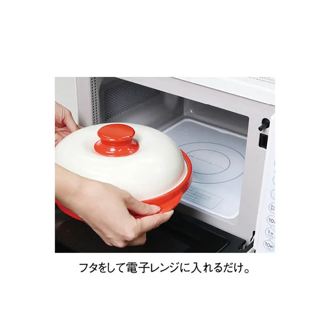 フタをしてレンジに入れるだけでOK