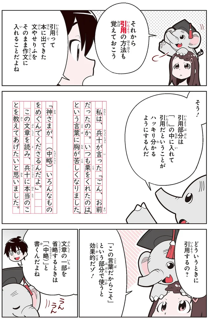 引用の方法も覚えておこう