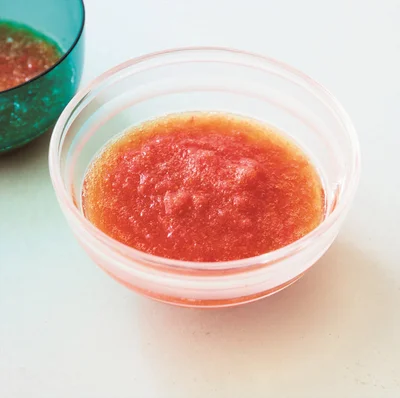トマトの水分でうまみがしっかり！「おろしトマトつゆ」