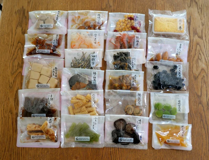 色鮮やかなおせち料理