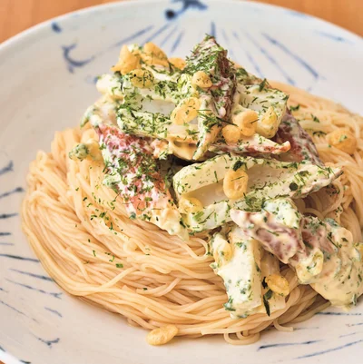 磯辺揚げを作るより手軽でおいしい！「磯辺揚げ風あえそうめん」