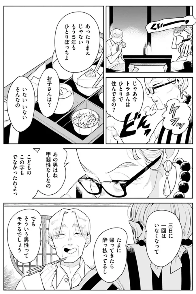 じゃあ今トラさんはひとりで住んでるの？