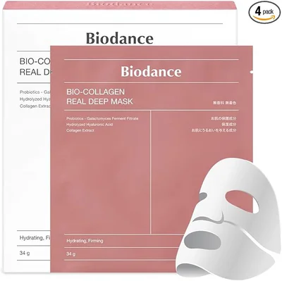 Biodance バイオコラーゲンリアルディープマスク 4枚