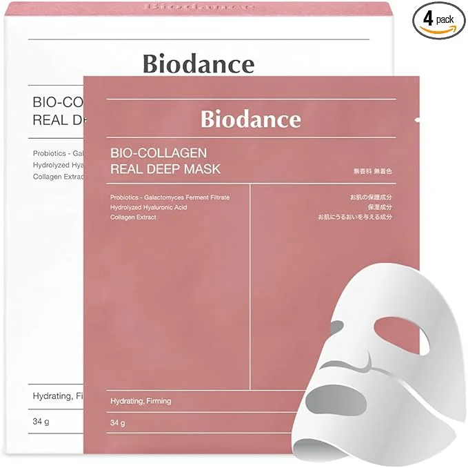 Biodance バイオコラーゲンリアルディープマスク 4枚