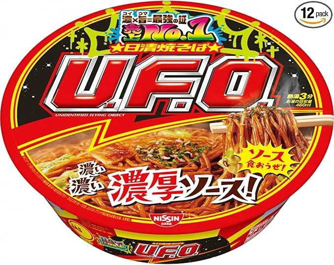 日清食品 日清焼そばU.F.O. カップ麺 12個