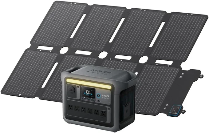 Anker ポータブル電源+コンパクトソーラーパネルセット