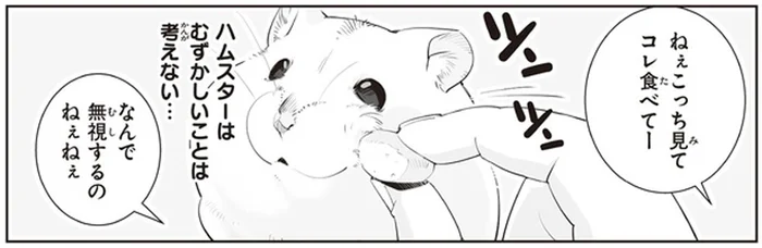 飼い主のかまって攻撃にイラッ！ あまりのしつこさにハムちゃんは／はむはむづくし2（5）