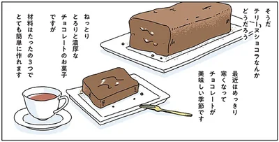 深夜2時の気晴らしに。材料3つで作る、とろりと濃厚なテリーヌショコラ