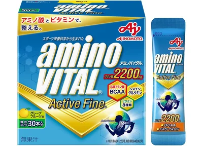 アミノバイタル 味の素 アクティブファイン グレープフルーツ味 顆粒 30本入箱