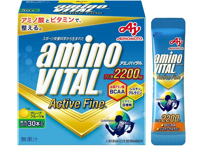 アミノバイタル 味の素 アクティブファイン グレープフルーツ味 顆粒 30本入箱