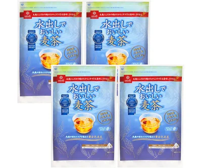 はくばく 水出しでおいしい麦茶 18パック×4個